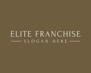 Elegant High End Brand logo design