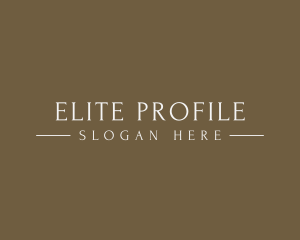 Elegant High End Brand logo design