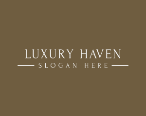 Elegant High End Brand logo design