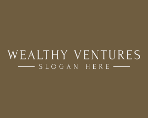 Elegant High End Brand logo design