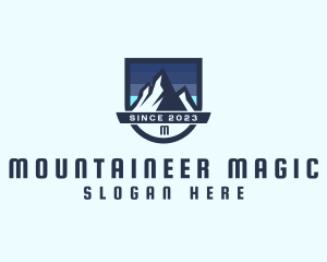 Outdoor Mountain Peak  logo design