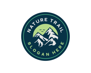 Outdoor Mountain Hike logo design