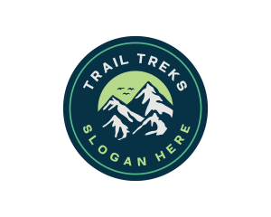 Outdoor Mountain Hike logo design