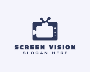 Video Camera Television logo design