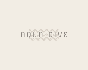 Vintage Ocean Wave  logo design