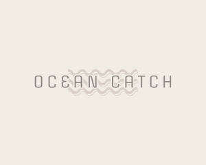 Vintage Ocean Wave  logo design