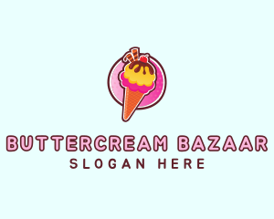 Frozen Yogurt Ice Cream  logo