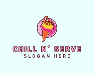 Frozen Yogurt Ice Cream  logo