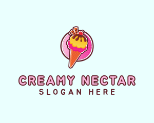 Frozen Yogurt Ice Cream  logo