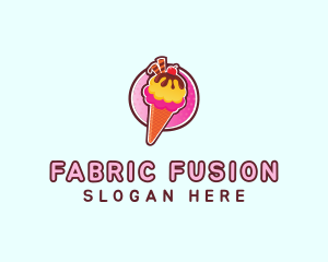 Frozen Yogurt Ice Cream  logo design