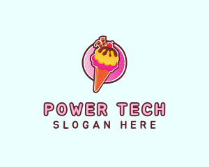 Frozen Yogurt Ice Cream  logo