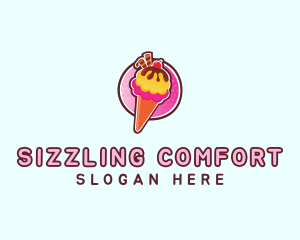 Frozen Yogurt Ice Cream  logo