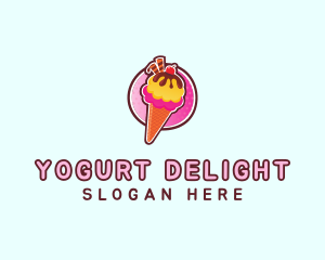 Frozen Yogurt Ice Cream  logo