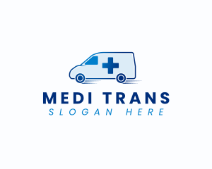 Ambulance Medical Vehicle logo design