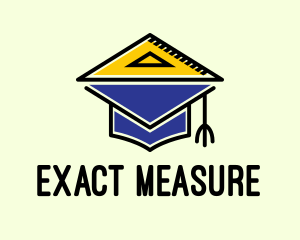 Academic Measuring Triangle  logo design