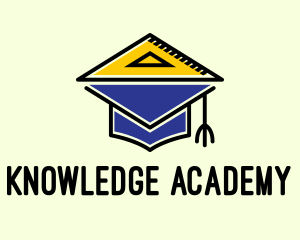 Academic Measuring Triangle  logo