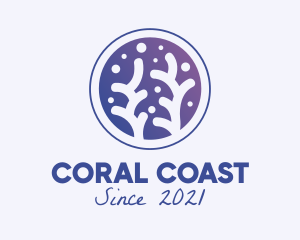 Coral Reef Conservation  logo design