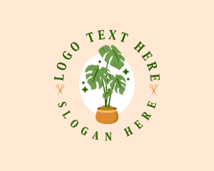 Potted Houseplant Gardening logo