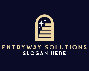 Window Door Stairs logo design