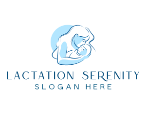 Mother Infant Parenting logo design