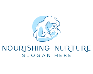 Mother Infant Parenting logo design