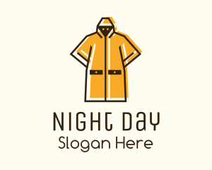 Yellow Raincoat Character logo design