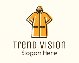 Yellow Raincoat Character logo design