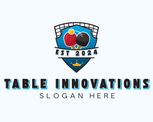 Table Tennis Sports Tournament logo