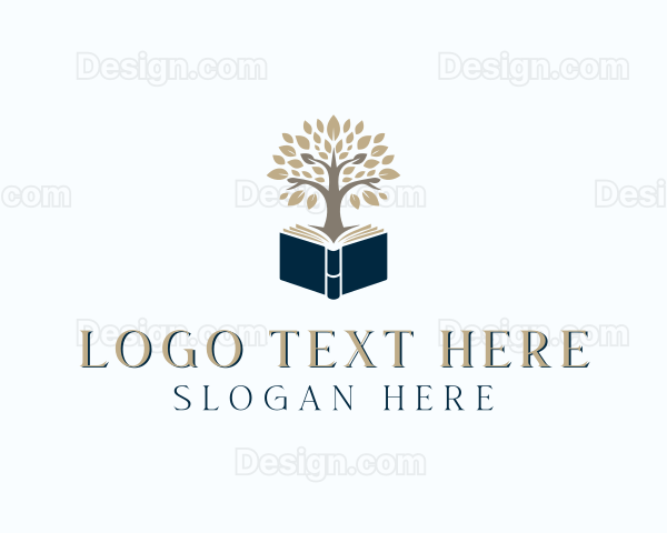 Bookstore Tree Book Logo