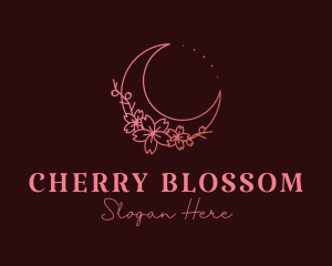 Cosmic Flower Moon logo design