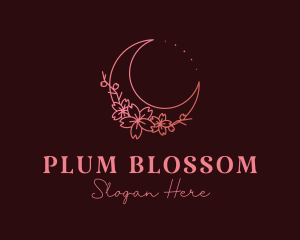 Cosmic Flower Moon logo design