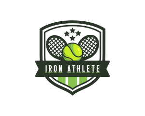 Tennis Racket League logo design