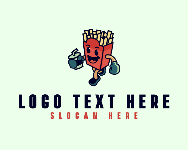 French Fries logo example 2