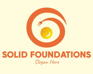 Spiral Fork Egg Logo