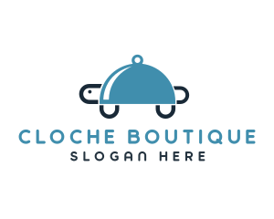 Food Cloche Turtle logo design