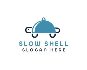 Food Cloche Turtle logo design