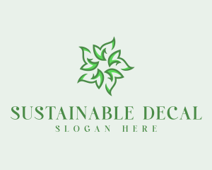 Herbal Vegan Sustainable logo design