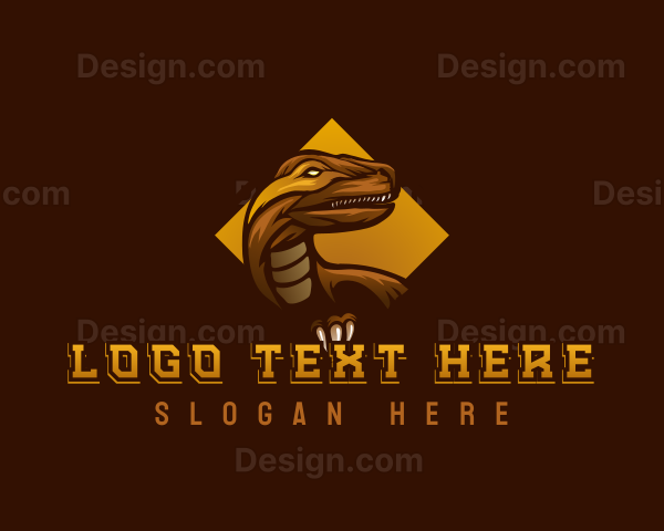 Raptor Beast Dinosaur Logo