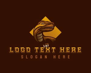 Raptor Beast Dinosaur logo