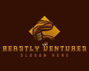 Raptor Beast Dinosaur logo design