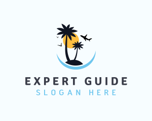 Tropical Island Tourism logo design