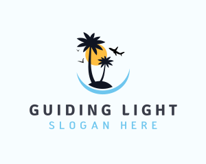 Tropical Island Tourism logo design