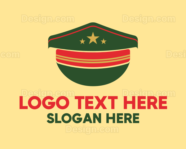 Military Style Hat Logo