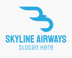 Blue Eagle Airlines logo design