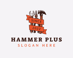 Wrench Pliers Hammer logo