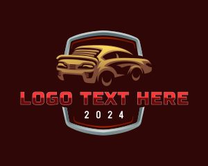 Garage Automotive Race Car logo