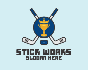 Hockey Trophy Competition logo design