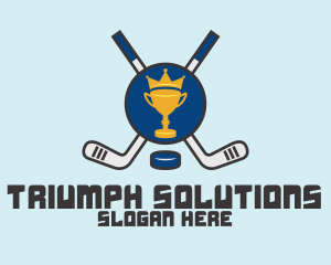 Hockey Trophy Competition logo design