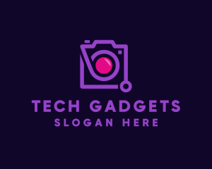 Modern Camera Gadget logo design