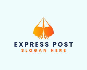 Paper Plane Flight logo design